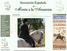 Tablet Screenshot of monta-amazona.com